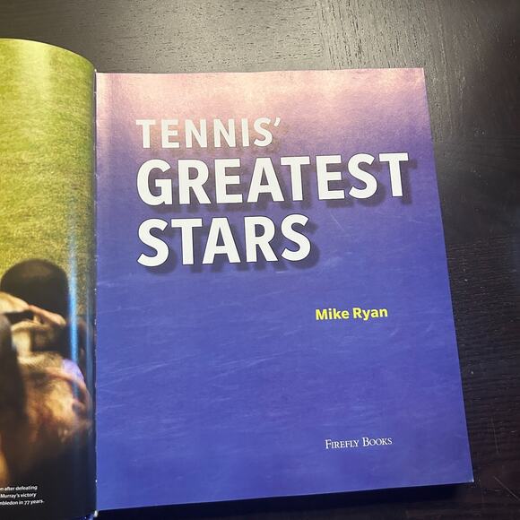 Tennis' Greatest Stars by Mike Ryan (2014, Hardcover) - Picture 3 of 7